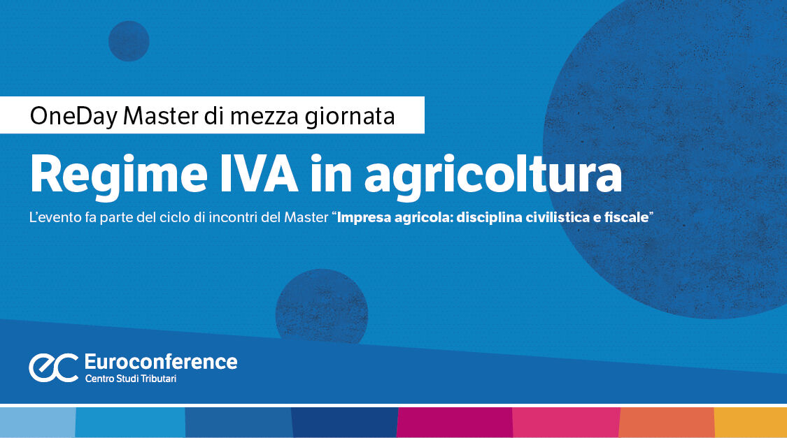 Immagine Regime IVA in agricoltura | Euroconference